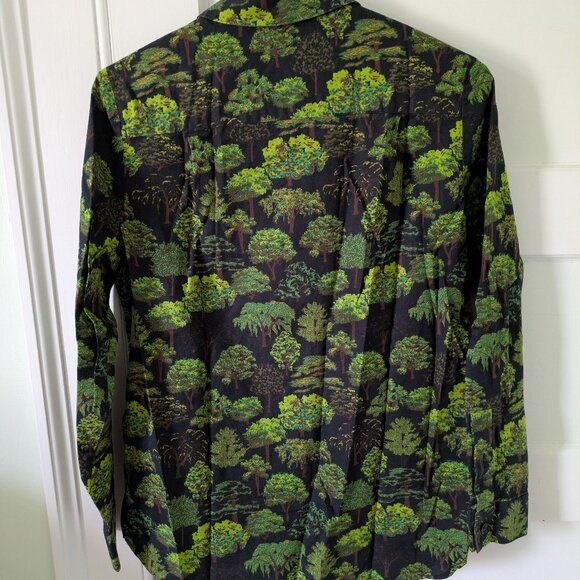 Kate Spade Saturday Forest button-up shirt Size M Cotton - Picture 3 of 3